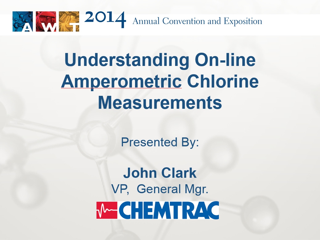 Understanding On Line Amperometric Chlorine Measurements