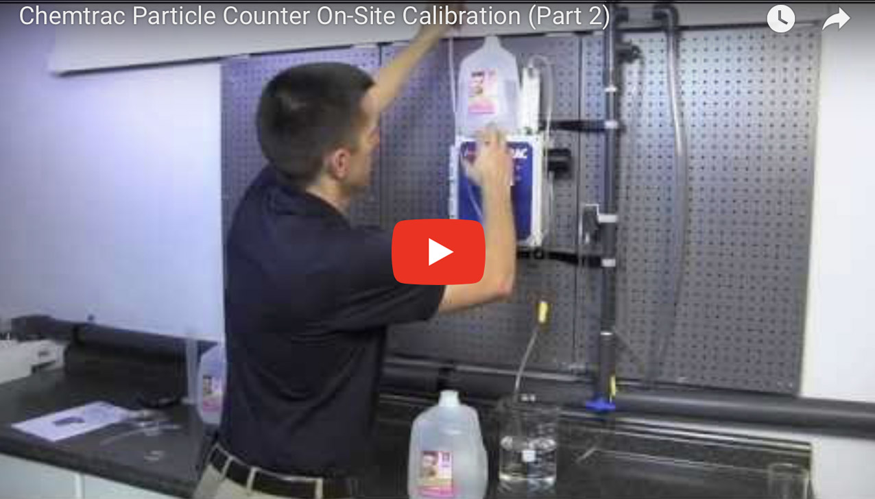 Chemtrac Particle Counter On-Site Calibration (Part 2)